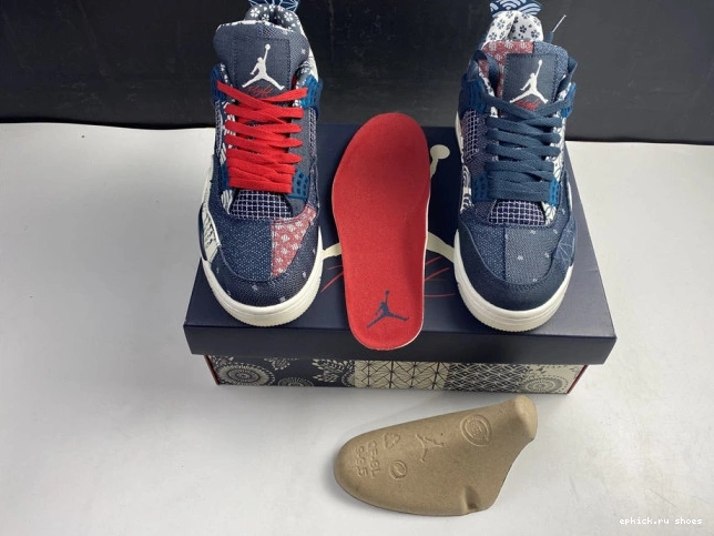 Rep Jordan SE Sashiko CW0898-400 Air 4 Retro 0824